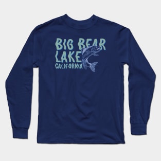 Big bear Lake fishing Long Sleeve T-Shirt